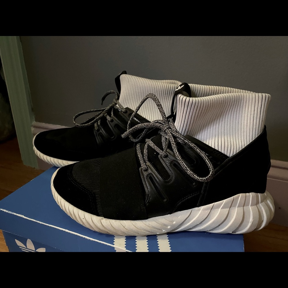 Adidas Tubular Doom Black and White Ying Yang